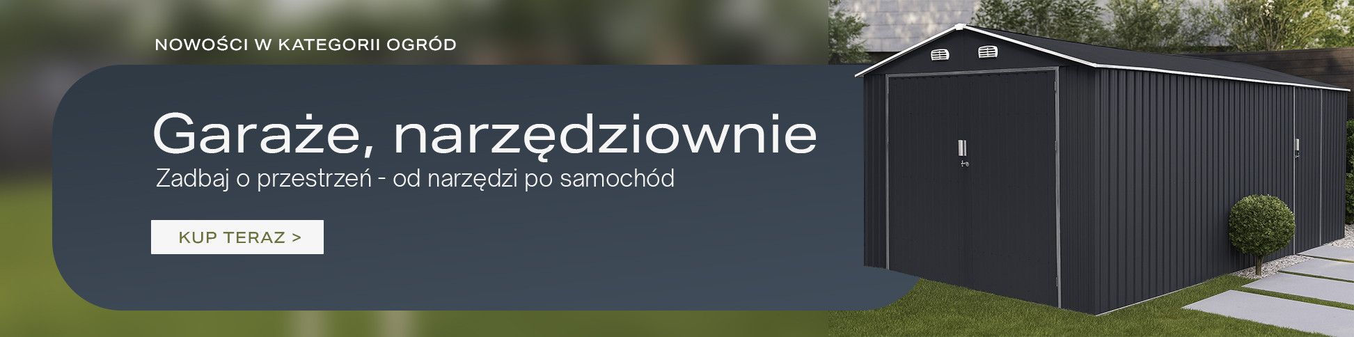 Narzęddziownie stalowe do ogrodu
